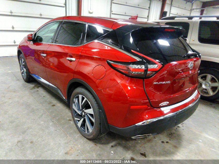 2022 NISSAN MURANO SL VIN: 5N1AZ2CSXNC109747