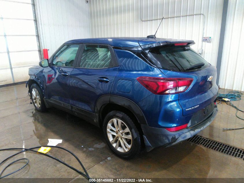 2021 CHEVROLET TRAILBLAZER LS VIN: KL79MMS28MB047348