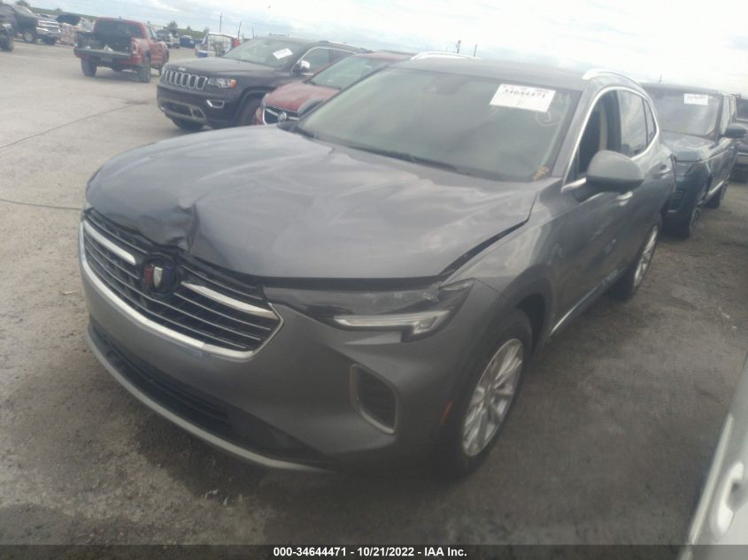 2021 BUICK ENVISION PREFERRED VIN: LRBAZLR44MD072155