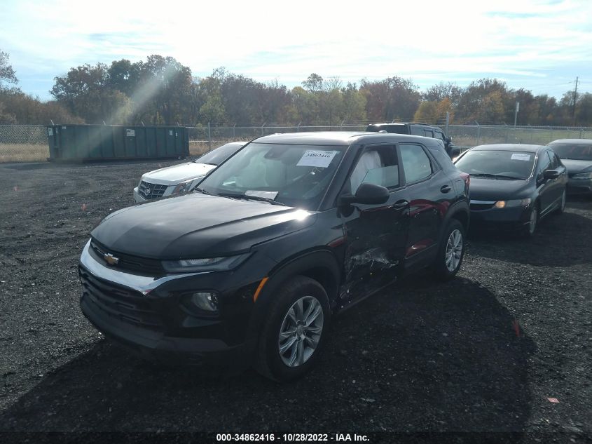 2021 CHEVROLET TRAILBLAZER LS VIN: KL79MMS23MB127382