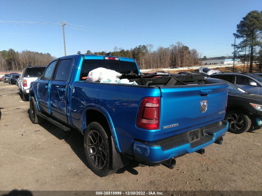 2020 RAM 1500 LARAMIE VIN: 1C6SRFRT9LN418151