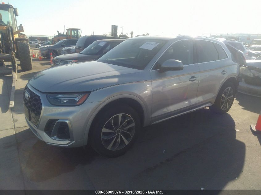 2022 AUDI Q5 S LINE PREMIUM VIN: WA1GABFY9N2031693