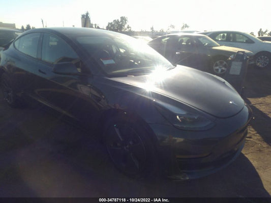 2022 TESLA MODEL 3 VIN: 5YJ3E1EA1NF349456