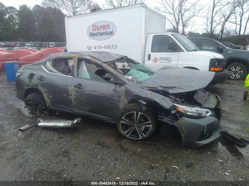 2022 NISSAN SENTRA SR VIN: 3N1AB8DV5NY304167