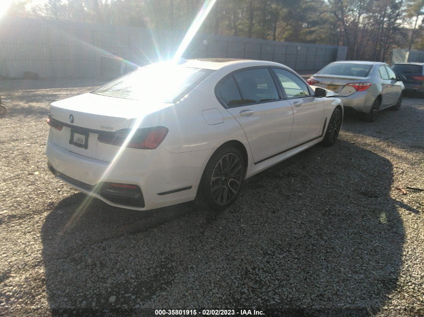 2022 BMW 7 SERIES 740I XDRIVE VIN: WBA7T4C07NCJ67550