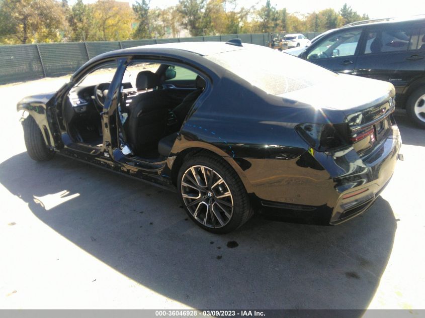 2022 BMW 7 SERIES 740I VIN: WBA7T2C00NCJ49539
