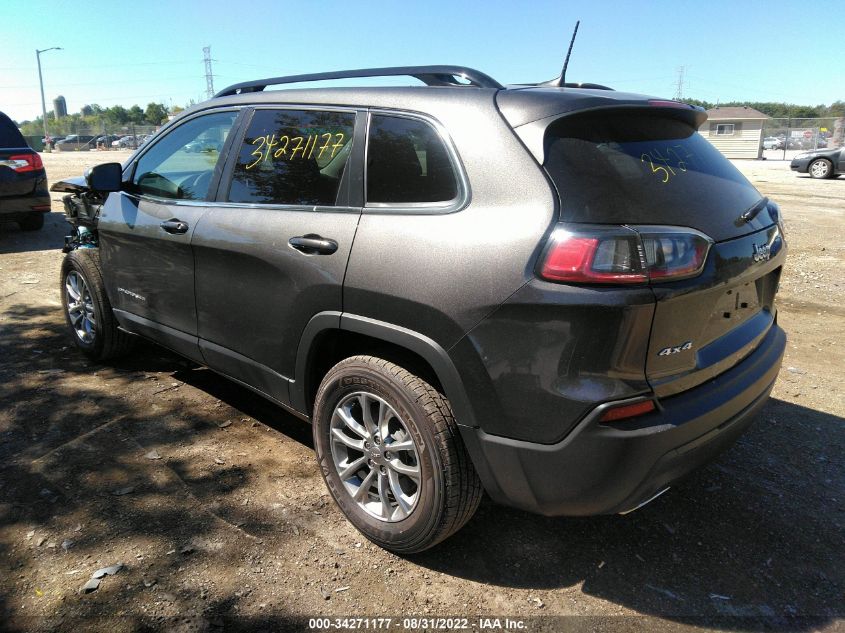 2022 JEEP CHEROKEE LATITUDE LUX VIN: 1C4PJMMX4ND518798