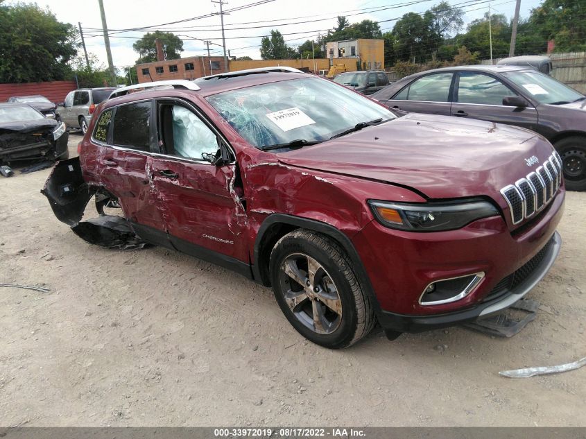 2020 JEEP CHEROKEE LIMITED VIN: 1C4PJMDN4LD588247
