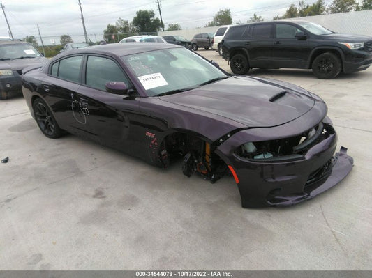 2022 DODGE CHARGER SCAT PACK VIN: 2C3CDXGJ3NH112436
