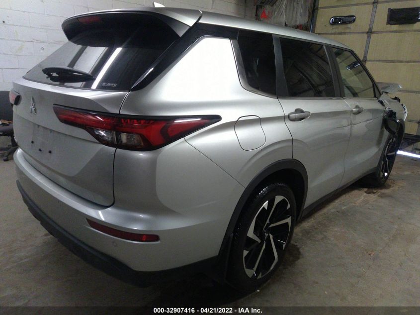 2022 MITSUBISHI OUTLANDER ES VIN: JA4J4TA85NZ033488