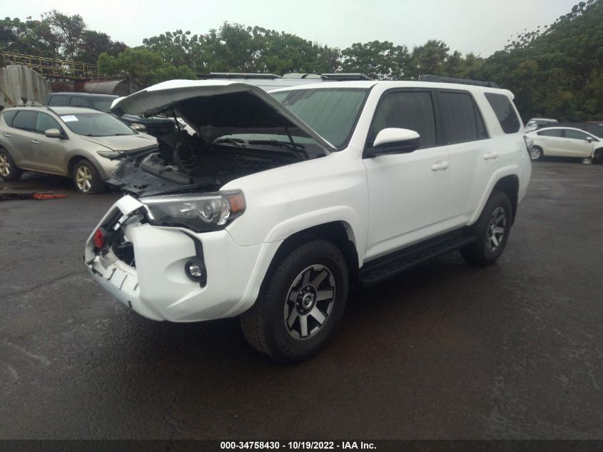 2021 TOYOTA 4RUNNER TRD OFF ROAD VIN: JTEPU5JR7M5885878