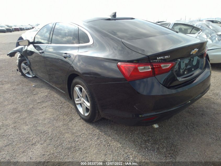 2022 CHEVROLET MALIBU LS VIN: 1G1ZB5STXNF211547