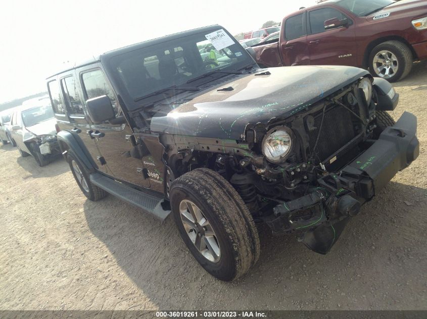 2022 JEEP WRANGLER UNLIMITED SAHARA VIN: 1C4HJXEG6NW244979