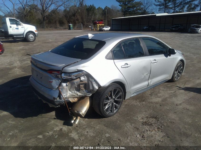 2022 TOYOTA COROLLA SE/SE NIGHTSHADE/APEX SE VIN: 5YFS4MCEXNP107615