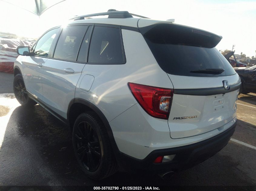 2021 HONDA PASSPORT SPORT VIN: 5FNYF7H21MB002427