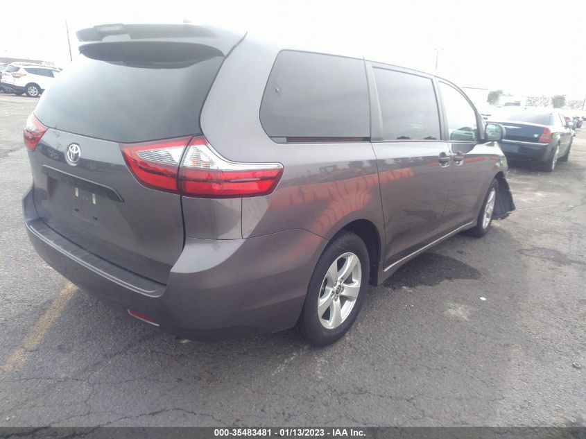 2020 TOYOTA SIENNA L VIN: 5TDZZ3DCXLS059514