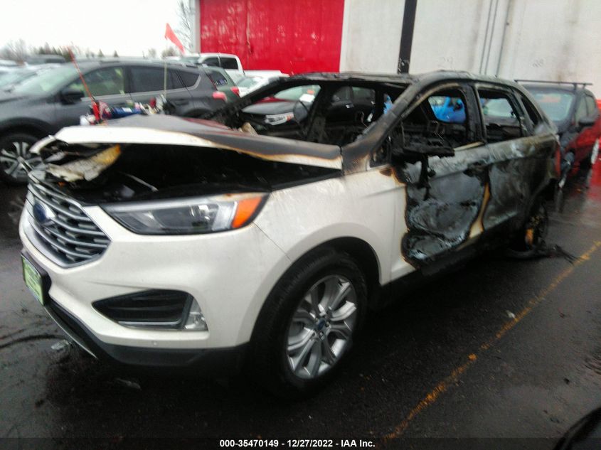 2022 FORD EDGE TITANIUM VIN: 2FMPK4K91NBA72158