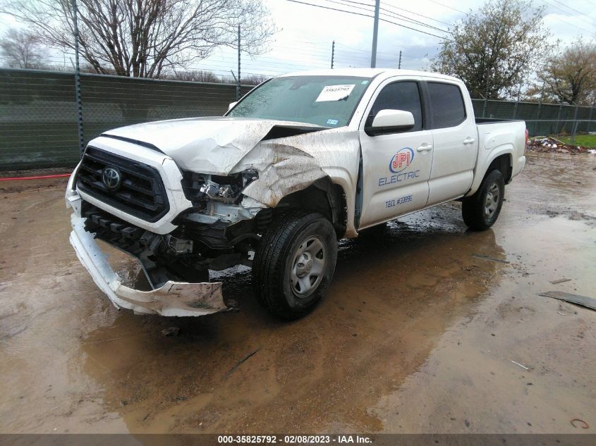 2022 TOYOTA TACOMA 2WD SR/SR5 VIN: 3TYAX5GN2NT058442