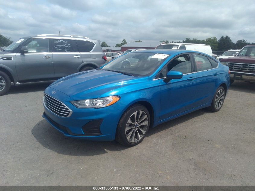 2020 FORD FUSION SE VIN: 3FA6P0T94LR190959