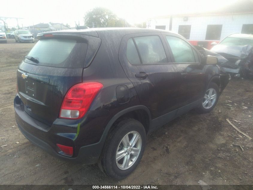 2021 CHEVROLET TRAX LS VIN: KL7CJNSB4MB358540