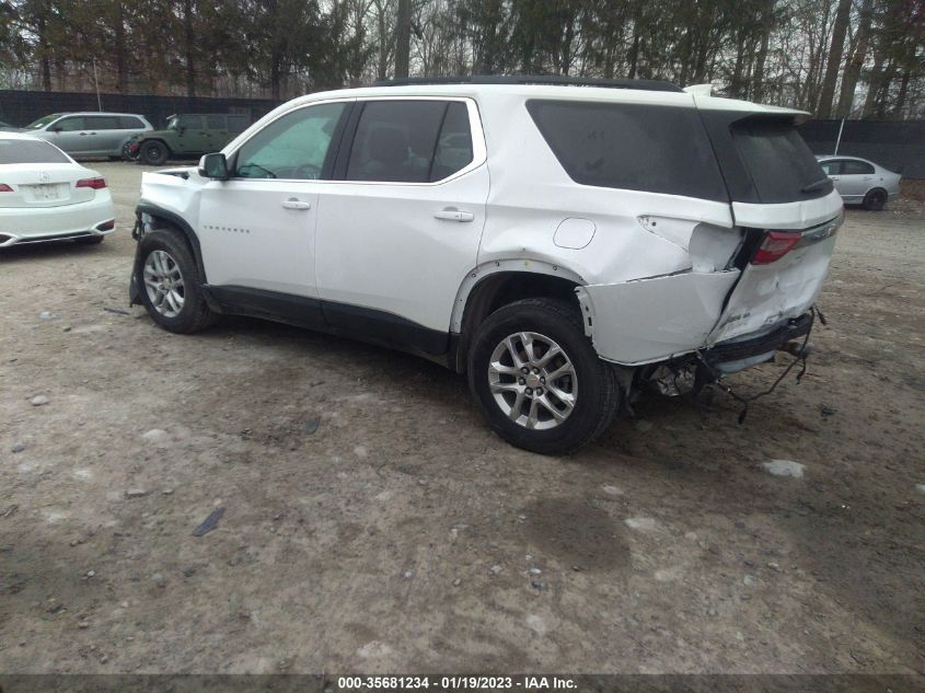 2021 CHEVROLET TRAVERSE LT CLOTH VIN: 1GNEVGKW3MJ268467