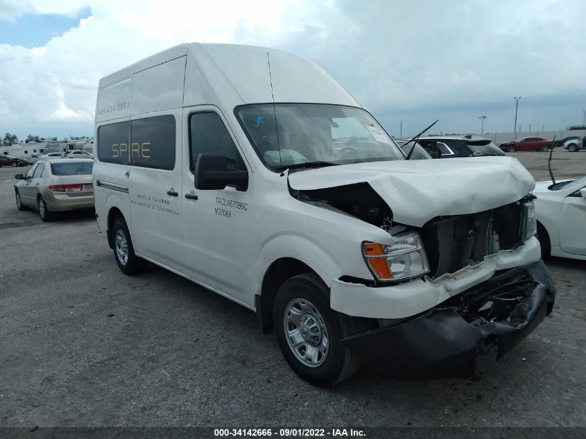 2021 NISSAN NV CARGO S VIN: 1N6BF0LY9MN804263