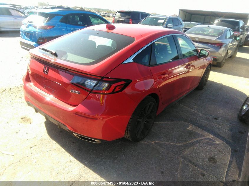 2022 HONDA CIVIC HATCHBACK SPORT TOURING VIN: 19XFL1H82NE010996
