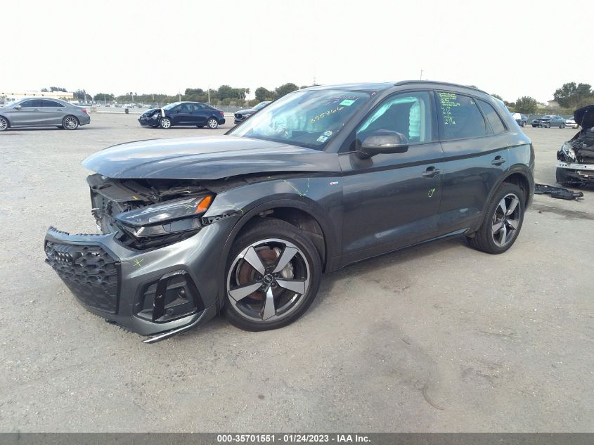 2022 AUDI Q5 S LINE PREMIUM PLUS VIN: WA1EAAFY0N2029834