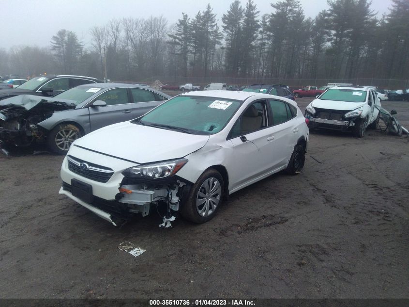 2022 SUBARU IMPREZA VIN: 4S3GTAB6XN3711787