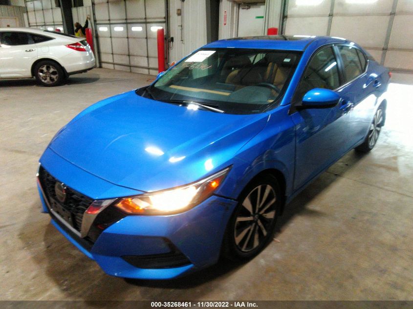 2021 NISSAN SENTRA SV VIN: 3N1AB8CV9MY229876