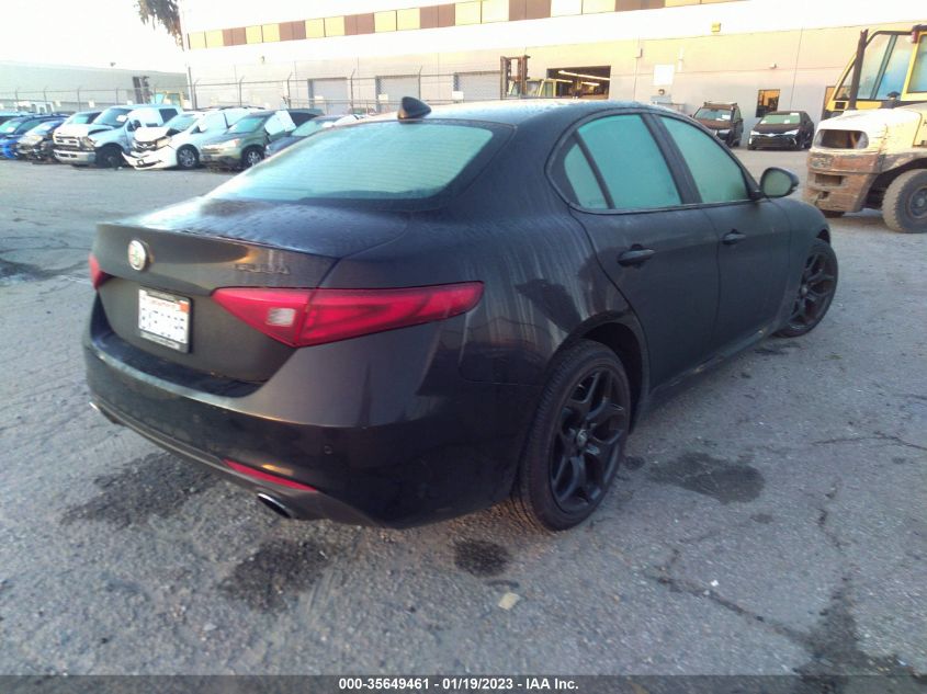 2021 ALFA ROMEO GIULIA VIN: ZARFAMAN4M7648260