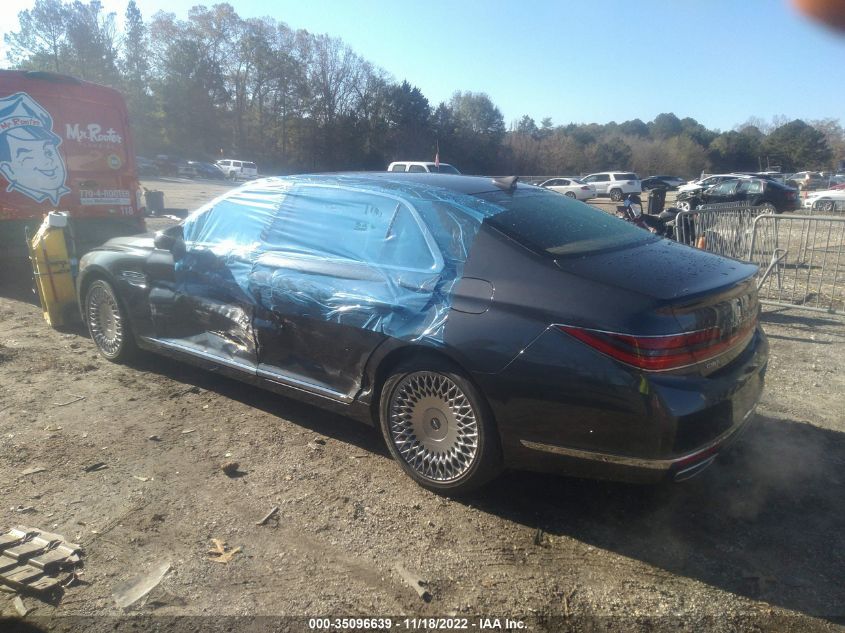 2022 GENESIS G90 3.3T PREMIUM VIN: KMTF34PA8NU092810