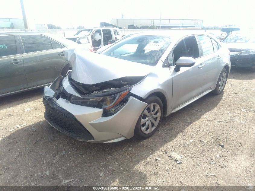 2022 TOYOTA COROLLA LE VIN: 5YFEPMAE4NP364650