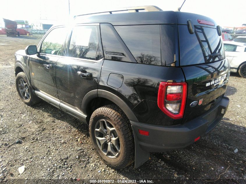 2021 FORD BRONCO SPORT BADLANDS VIN: 3FMCR9D9XMRA51779