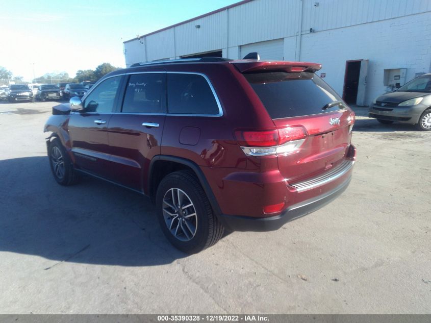 2022 JEEP GRAND CHEROKEE WK LIMITED VIN: 1C4RJEBG7NC125594