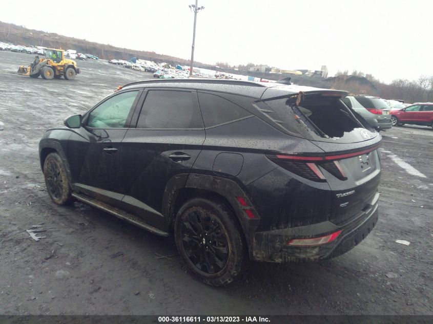 2022 HYUNDAI TUCSON XRT VIN: KM8JFCAE1NU156784