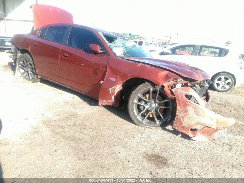 2021 DODGE CHARGER SCAT PACK VIN: 2C3CDXGJ9MH559240