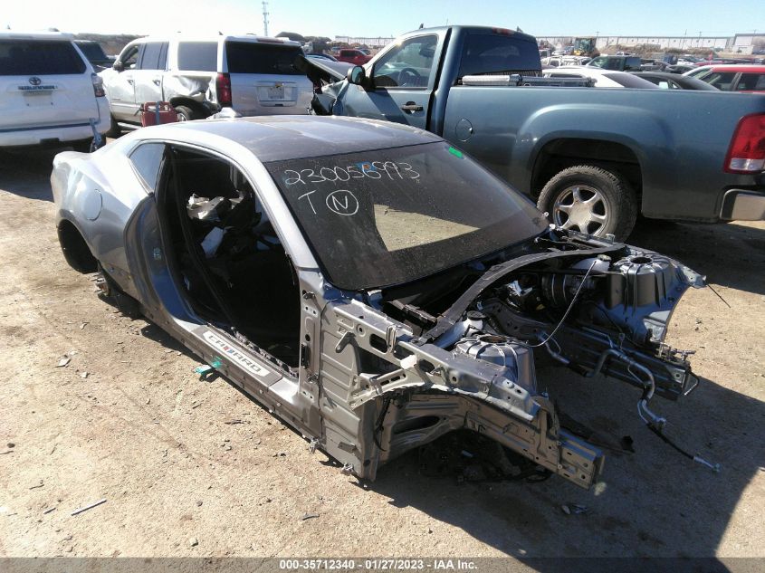 2022 CHEVROLET CAMARO ZL1 VIN: 1G1FK1R6XN0106988