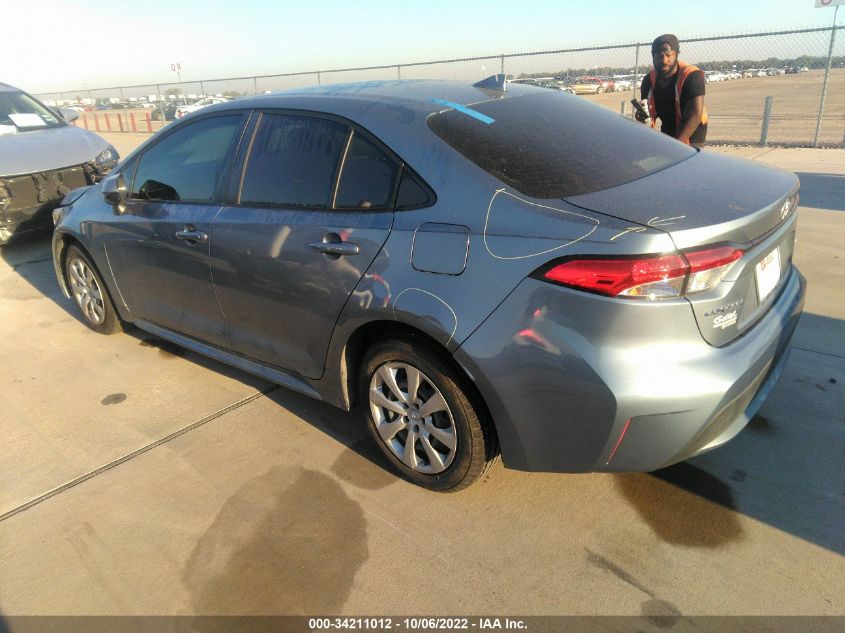 2021 TOYOTA COROLLA LE VIN: JTDEPMAE7MJ190074