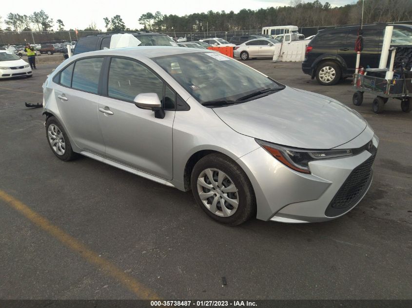 2022 TOYOTA COROLLA LE VIN: JTDEPMAE9N3015802