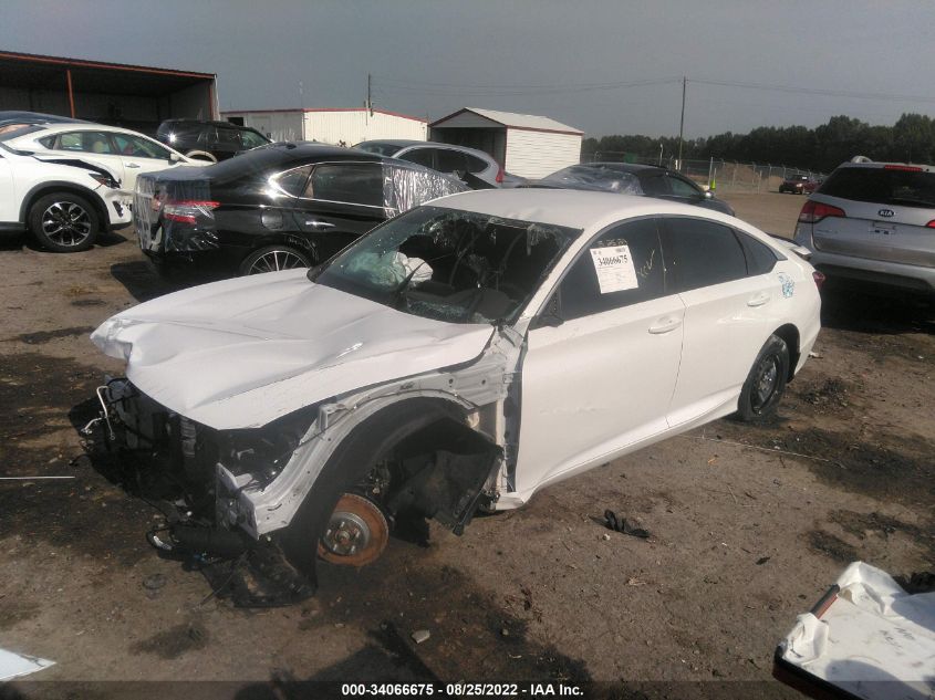 2021 HONDA ACCORD SEDAN SPORT VIN: 1HGCV1F37MA116836