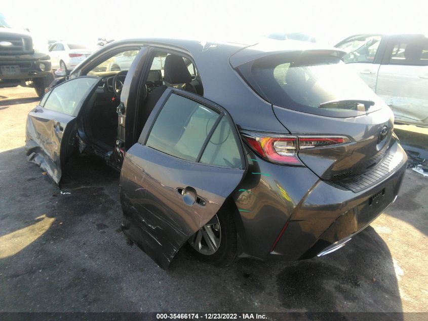 2022 TOYOTA COROLLA HATCHBACK SE/NIGHTSHADE/XSE VIN: JTND4MBE4N3179215