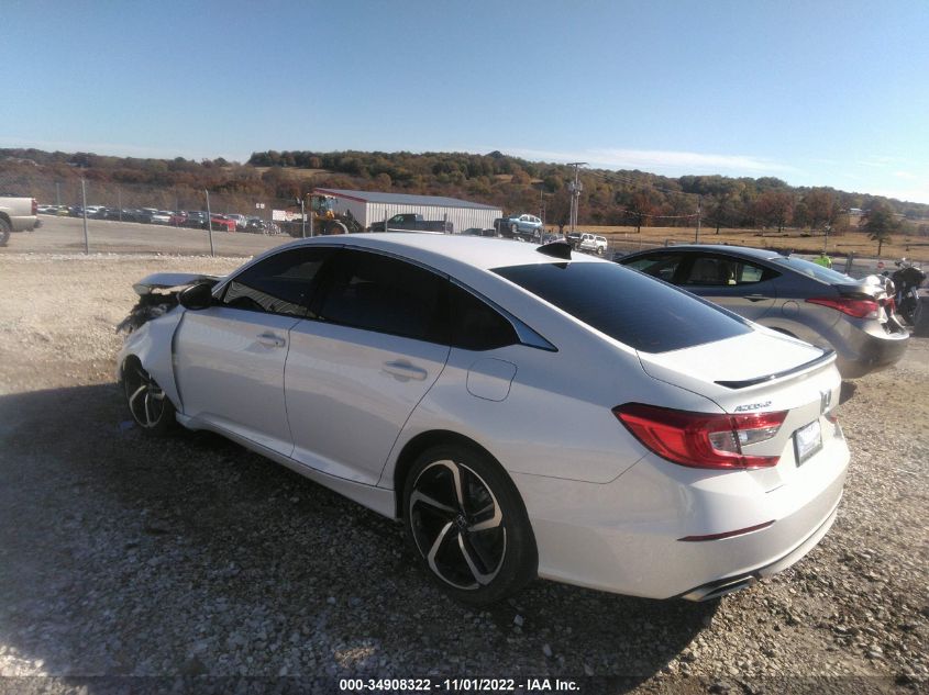 2022 HONDA ACCORD SEDAN SPORT VIN: 1HGCV1F35NA083417
