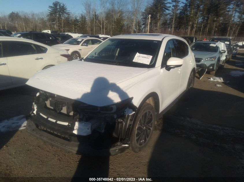 2022 MAZDA CX-5 2.5 S PREMIUM PACKAGE VIN: JM3KFBDM8N0543773