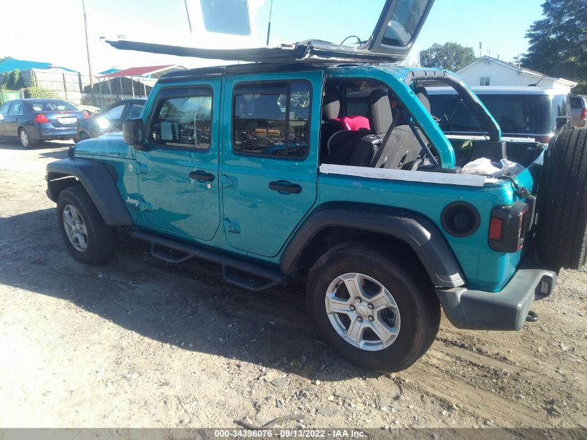 2020 JEEP WRANGLER UNLIMITED SPORT S VIN: 1C4HJXDG5LW201362