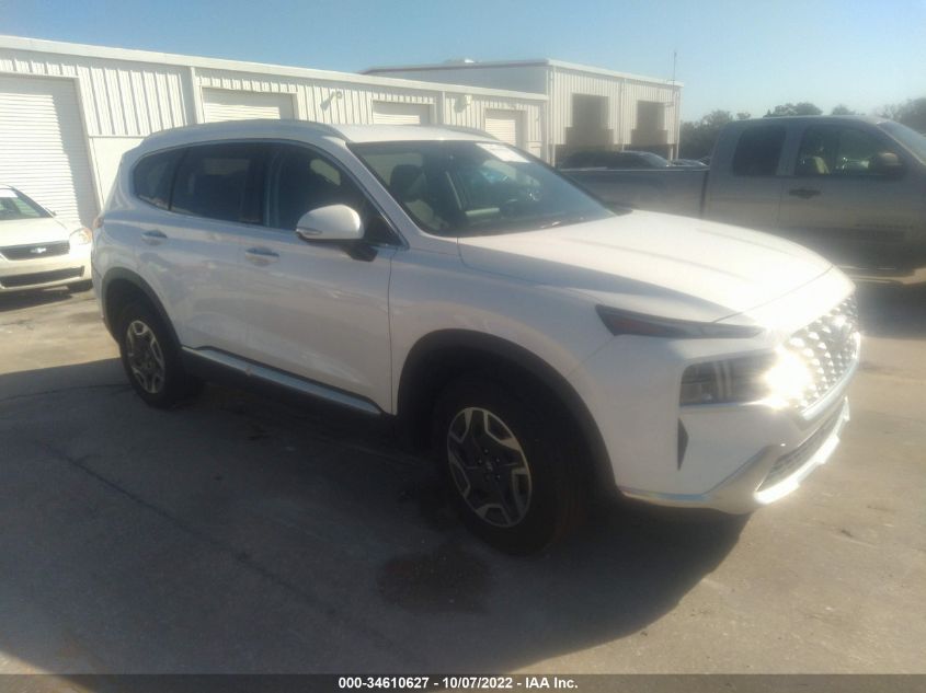 2021 HYUNDAI SANTA FE HYBRID BLUE VIN: KM8S2DA19MU008853