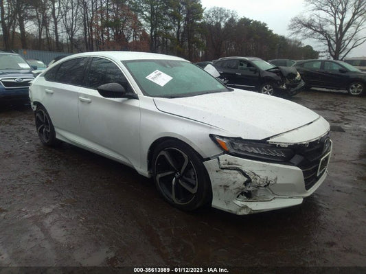 2022 HONDA ACCORD SEDAN SPORT VIN: 1HGCV1F33NA050576