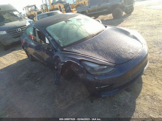 2022 TESLA MODEL 3 PERFORMANCE VIN: 5YJ3E1ECXNF327487