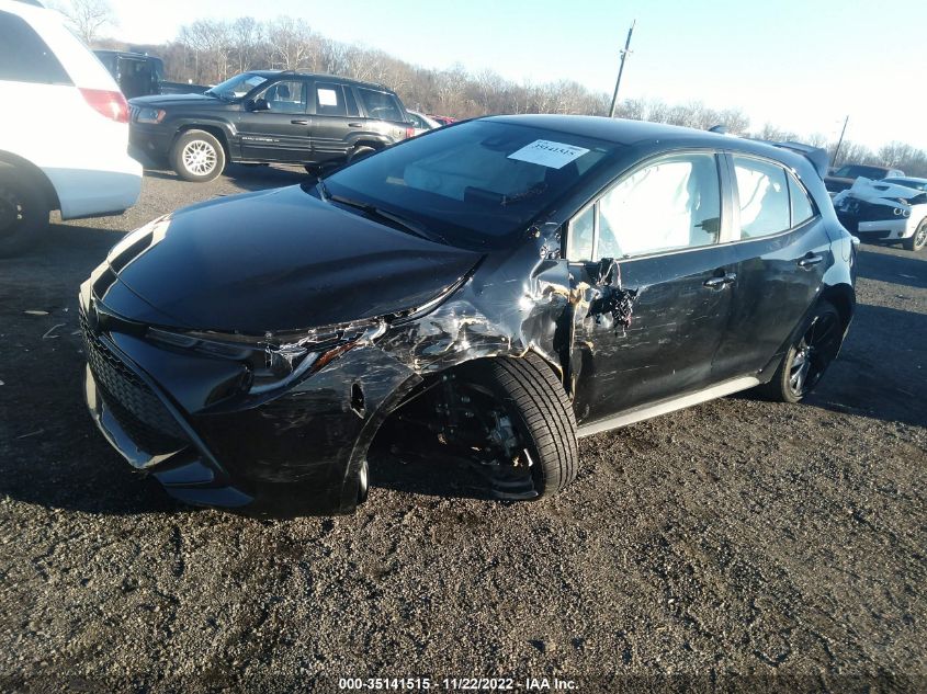 2022 TOYOTA COROLLA HATCHBACK SE/NIGHTSHADE/XSE VIN: JTND4MBE1N3168091