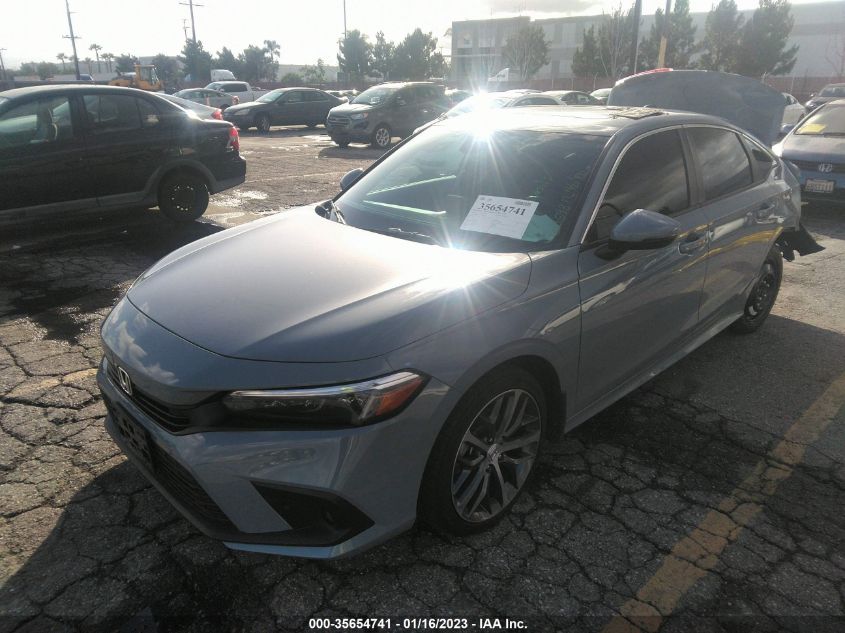 2022 HONDA CIVIC SEDAN TOURING VIN: 2HGFE1F95NH315372
